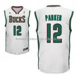 Maillot Milwaukee Bucks Parker Blanc