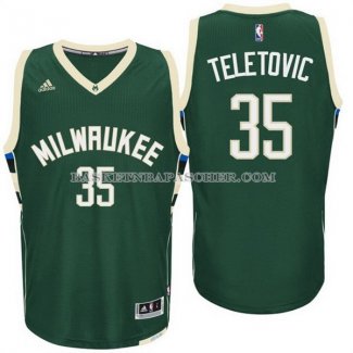 Maillot Milwaukee Bucks Teletovic Vert