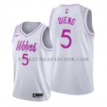 Maillot Minnesota Timberwolves Gorgui Dieng Earned Blanc