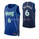 Maillot Minnesota Timberwolves Jordan Mclaughlin NO 6 Ville 2021-22 Bleu