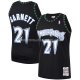 Maillot Minnesota Timberwolves Kevin Garnett NO 21 Hardwood Classics Throwback Noir