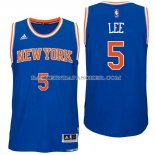Maillot New York Knicks Lee Bleu