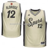 Maillot Noel San Antonio Spurs Aldridge 2015 Blanc