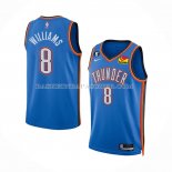 Maillot Oklahoma City Thunder Jalen Williams NO 8 Icon Bleu