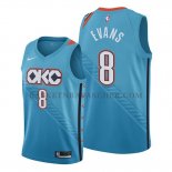 Maillot Oklahoma City Thunder Jawun Evans Ville Bleu Maillot Oklahoma City Thunder Jawun Evans Ville Bleu