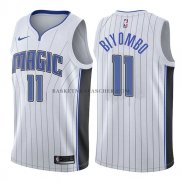 Maillot Orlando Magic Bismack Biyombo Association 2017-18 Blanc