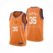 Maillot Phoenix Suns Kevin Durant NO 35 Statement 2021 Orange