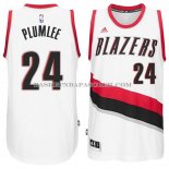 Maillot Portland Trail Blazers Plumlee Blanc