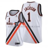 Maillot Portland Trail Blazers Reggie Jackson Ville 2019-20 Blanc Maillot Portland Trail Blazers Reggie Jackson Ville 2019-20 Blanc