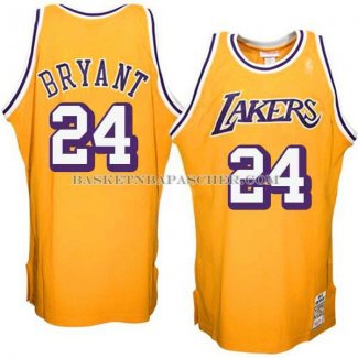 Maillot Retro Los Angeles Lakers Bryant Jaune