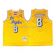 Maillot Retro Los Angeles Lakers Bryant Jaune