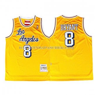 Maillot Retro Los Angeles Lakers Bryant Jaune