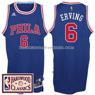 Maillot Retro Philadelphia 76ers Erving Bleu