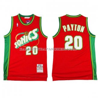 Maillot Retro Seattle Supersonics Payton Rouge