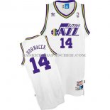 Maillot Retro Utah Jazz Hornacek Blanc Maillot Retro Utah Jazz Hornacek Blanc