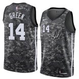 Maillot San Antonio Spurs Danny Green Ciudad 2018 Gris