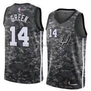 Maillot San Antonio Spurs Danny Green Ciudad 2018 Gris