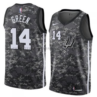 Maillot San Antonio Spurs Danny Green Ciudad 2018 Gris