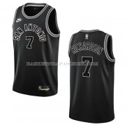 Maillot San Antonio Spurs Josh Richardson NO 33 Classic 2022-23 Noir