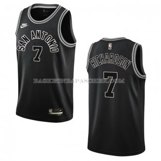 Maillot San Antonio Spurs Josh Richardson NO 33 Classic 2022-23 Noir