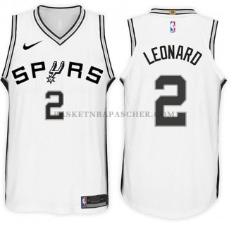 Maillot San Antonio Spurs Kawhi Leonard 2017-18 Blanc