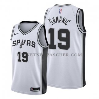 Maillot San Antonio Spurs Luka Samanic Association 2019-20 Blanc