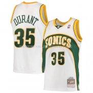 Maillot Seattle Supersonics Kevin Durant Mitchell & Ness 2007-08 Blanc