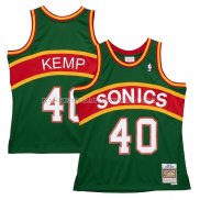 Maillot Seattle Supersonics Shawn Kemp Mitchell & Ness 1994-95 Vert