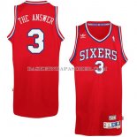 Maillot Surnom Philadelphia 76ers The Answer Rouge