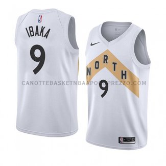 Maillot Toronto Raptors Serge Ibaka Ciudad 2018 Blanc