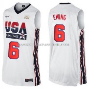 Maillot USA 1992 Ewing Blanc