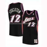 Maillot Utah Jazz John Stockton Hardwood Classics 1998-99 Noir Maillot Utah Jazz John Stockton Hardwood Classics 1998-99 Noir