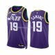 Maillot Utah Jazz Luka Samanic NO 19 Classic 2023-24 Volet