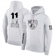 Veste a Capuche Brooklyn Nets Kyrie Irving Blanc