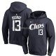 Veste a Capuche Los Angeles Clippers Paul George Ville 2023-24 Bleu