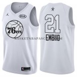 Maillot All Star 2018 Philadelphia 76ers Jimmy Joel Embiid Blanc