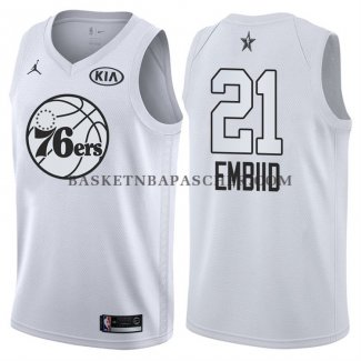 Maillot All Star 2018 Philadelphia 76ers Jimmy Joel Embiid Blanc