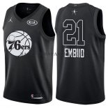 Maillot All Star 2018 Philadelphia 76ers Jimmy Joel Embiid Noir