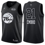 Maillot All Star 2018 Philadelphia 76ers Jimmy Joel Embiid Noir
