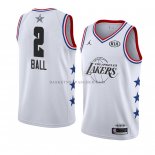 Maillot All Star 2019 Los Angeles Lakers Lonzo Ball Blanc