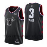 Maillot All Star 2019 Miami Heat Dwyane Wade Noir