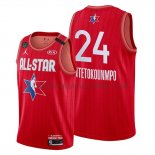 Maillot All Star 2020 Milwaukee Bucks Giannis Antetokounmpo Rouge