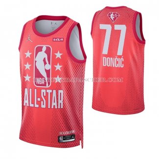 Maillot All Star 2022 Dallas Mavericks Luka Doncic NO 77 Marron