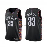 Maillot Brooklyn Nets Nicolas Claxton Ville 2019-20 Noir Maillot Brooklyn Nets Nicolas Claxton Ville 2019-20 Noir