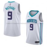 Maillot Charlotte Hornets Mangok Mathiang Association 2018 Blanc