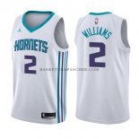 Maillot Charlotte Hornets Marvin Williams Association 2017-18 Bl