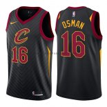 Maillot Cleveland Cavaliers Cedi Osman Statehombret 2017-18 Noir