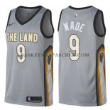 Maillot Cleveland Cavaliers Dwyane Wade Ville Gris
