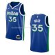 Maillot Dallas Mavericks Christian Wood NO 35 Ville 2022-23 Bleu