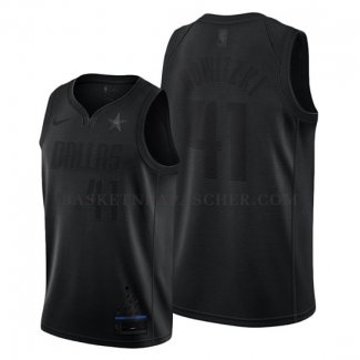 Maillot Dallas Mavericks Dirk Nowitzki MVP Noir